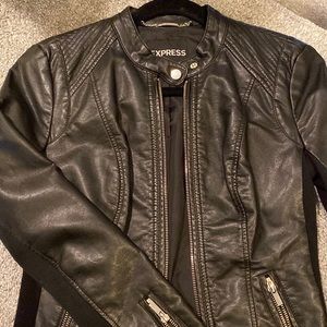 Express Faux Leather Jacket size XS